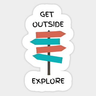 Get Outside Sticker